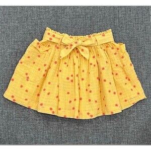 Cat & Jack Girls' Tie-Waist Floral Skirt (XS 4/5)